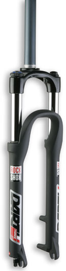 Cykeldennis.se - Rock Shox, Dart 3, Svart matt 100 mm Poplock